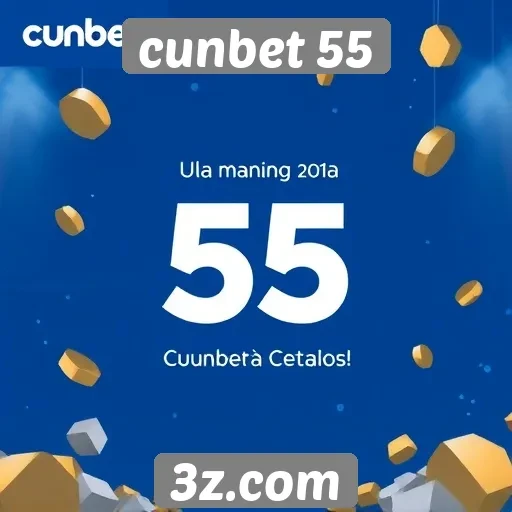Promoções e bônus atraentes da cunbet 55 para novos usuários