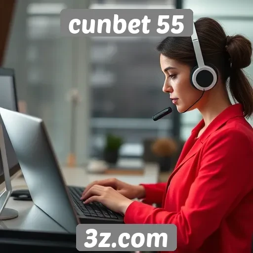 Serviço de atendimento ao cliente no cunbet 55