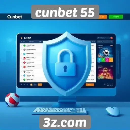 Fortalecimento da segurança no site cunbet 55