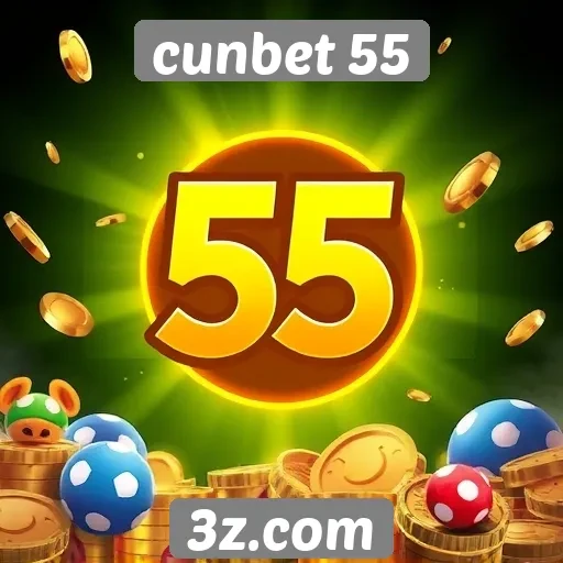 Variedade de jogos oferecidos pelo cunbet 55
